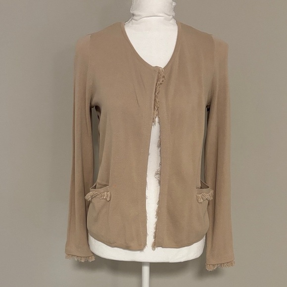 J. McLaughlin Marie Fringe Cardigan size xs - Picture 1 of 4